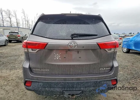 2017 Toyota Highlander Xle from USA, damaged, VIN 5TDJZRFH6HS432192